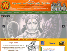 Tablet Screenshot of jayahanumantemple.org